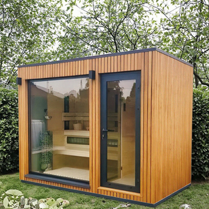 Sauna en <span class=keywords><strong>bois</strong></span> de qualité haut de gamme Sauna de <span class=keywords><strong>jardin</strong></span> <span class=keywords><strong>Douche</strong></span> 4-6 personnes - Product Image 2