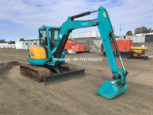 Mini-excavatrice d'occasion de haute qualité, marque supérieure KX163-5, 6 tonnes, en stock à Shanghai, à vendre - Product Image 4