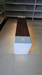 GRC Fiberglas Çimento Takviyeli Beton Masa Oturma Bankı Kampüs Ticari Cadde Modern Peyzaj İçin - Product Image 5