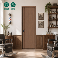 Porte intérieure en bois massif haut de gamme, résistante à l'humidité et aux rayures, pour hôtels, hôpitaux et commerces