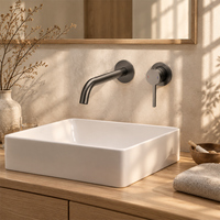Robinet mitigeur encastré moderne de qualité hôtelière 5 étoiles avec cartouche céramique pour salles de bain de luxe