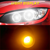 Nouveaux feux de jour à LED 5W Angel Eyes avec décodeur pour BMW Série 5 E39, phare antibrouillard