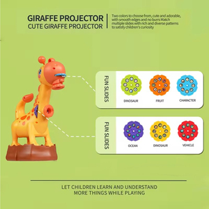 Juguete Educativo Lucky Toys, Proyector de Juegos de Aprendizaje para Niños, Proyección Eléctrica de Animales, Juego Multifuncional de Pintura de Jirafa - Product Image 3
