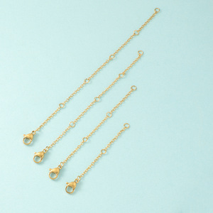 Tự làm đồ trang sức tùy chỉnh chuỗi <span class=keywords><strong>Extender</strong></span> Vòng cổ đồ trang sức phát hiện <span class=keywords><strong>Extender</strong></span> chuỗi đuôi - Product Image 1