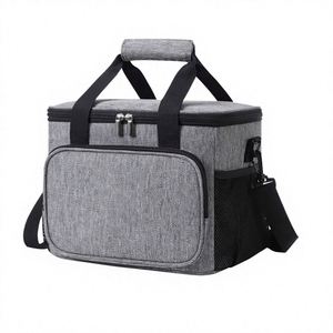 Drop Shipping Custom Logo Insulated Lunch Bag Waterproof Handheld Oxford <b>Ice</b> <b>Pack</b> Outdoor Travel <b>Cooler</b> Bag - Product Image 5