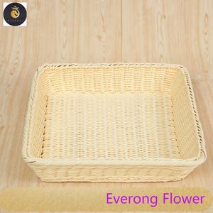 L06729 Bán Buôn Thực Phẩm Cửa Hàng Giỏ Giỏ Bánh Mì Bánh Mì Và Siêu Thị Trái Cây Rau Nhân Tạo Hiển Thị Giỏ Cho Doanh Nghiệp - Product Image 5