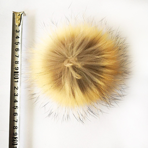 <span class=keywords><strong>Pompon</strong></span> 8 cm vero procione cane pelliccia pom palline - Product Image 3