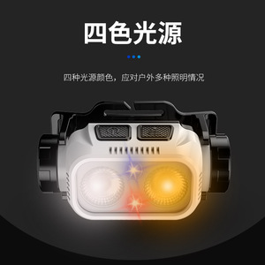 Lampe frontale LED rechargeable 5W, batterie 18650, portée supérieure à 500M, pour la pêche, le camping, le travail en extérieur - Product Image 3