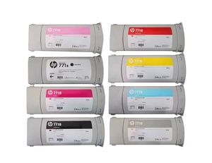 Latex 771 pour imprimantes Designjet Z6200/Z6800 de 775 ml - Emballage d'origine authentique multicolore en vrac - Product Image 1