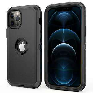 Funda Protectora Híbrida para iPhone 12 Pro Max con Clip para Cinturón de 360 Grados y Protector de Pantalla Integrado - Product Image 5