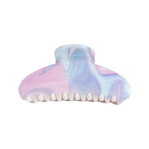 Pinza de Pelo Grande con Diseño de Onda y Degradado de Alta Gama para Primavera/Verano, Pinza de Pelo Tipo Tiburón, Tiara para el Cabello, Pinza para Ondas - Product Image 6