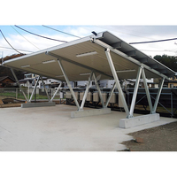 Abri de stationnement de voiture solaire étanche Pv Carports solaires en aluminium Structure de montage Abri de voiture pour panneau solaire