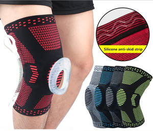 Genouillère en Nylon avec Silicone, protège-genou, genouillère à ressort, soutien pour manche, à charnière pour genoux - Product Image 1