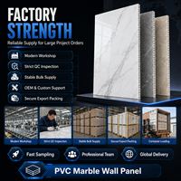 Proveedor de Paneles de Pared de PVC con Aspecto de Mármol al por Mayor para Proyectos de Hoteles, Cocinas Comerciales y Baños |   OEM