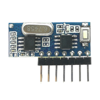 Récepteur Wifi 433mhz, module de réception 433RF, circuit de réception à 4 canaux, apprentissage du signal de haut niveau, décodage