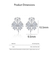 Boucles d'Oreilles Micro Zircon Super Brillant de Luxe et Mignon avec Noeud de Noeud de Mariage pour Femmes, Créative Unique