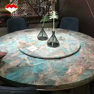 Lastra e Piastrella in Quarzite Verde <span class=keywords><strong>Amazzonica</strong></span> Brasiliana, Lussuoso Marmo Verde Naturale Retroilluminato per Top e Isole di Ville - Product Image 5