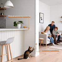 Protections d'angle en plastique pour protéger les coins des murs, autocollantes, faciles à installer, adaptées aux murs en carrelage, peints au latex, en verre ou en bois