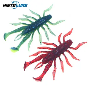 5pc NewFishing Crawfish Creature Bait Soft Fishing Lure Shrimp Sinking Leurre Soup Underwater Insect Fishing Tackle