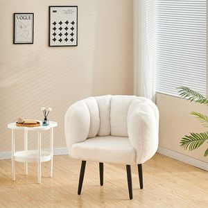 Taburete de tocador con forma de nube, asiento de esponja de alta resistencia, silla nórdica minimalista para sala de estar - Product Image 2