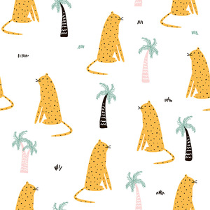 Tessuto a tinta unita su ordinazione del modello stampato leopardo di progettazione animale digitale tessuta maglia all'ingrosso per i cuscini, vestito - Product Image 3