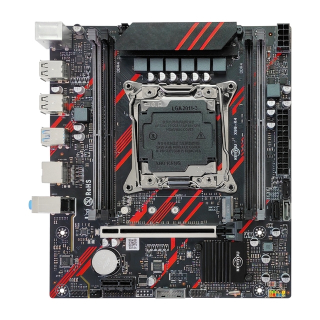 Factory Price X99K4 ATX Motherboard Ddr4 LGA 2011-3 Socket Supports Xeon E5 128GB Gaming and Server Builds