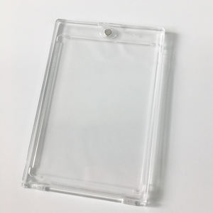 Boîte de rangement en plastique transparent pour cartes à collectionner, jeu de cartes Pokémon, cadre magnétique en acrylique pour cartes classées - Product Image 6