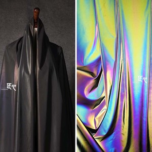 Tissu scintillant Rainbow Tejido d'arco <span class=keywords><strong>iris</strong></span> brillante Tissu scintillant pour robe tissu arc-en-ciel à paillettes extensibles dans les 4 sens - Product Image 5