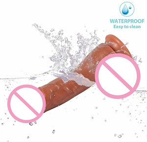 Molde de silicona natural grande para dildo, dildo realista de silicona líquida con ventosa para uso anal <span class=keywords><strong>gay</strong></span>, juguete sexual femenino - Product Image 2