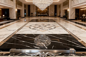 Platte Kunstmatige Karacatta Zwarte Kwarts Steen Bergverf Groothandel Maatwerk - Product Image 5