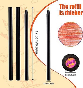 2024 Sản Phẩm Mới Ý Tưởng Nghệ Thuật Cầu Vồng Màu Đen Hỗn Hợp Chì Bút Chì Hình Dạng Tròn Tùy Chỉnh Biểu Tượng Bằng Gỗ Màu Bút Chì Bộ - Product Image 3
