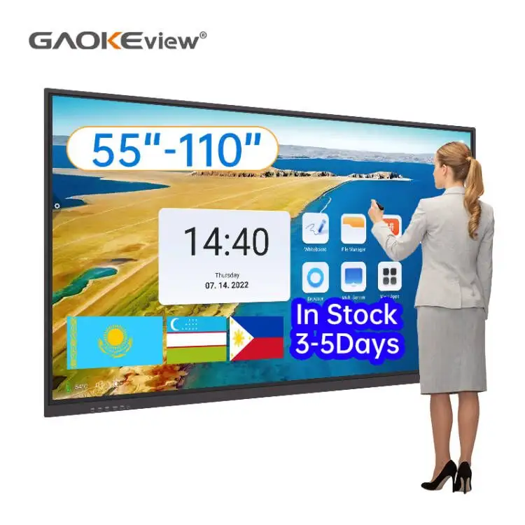 86/98/110 inch Interactive Board Flat Panel 75inch digital White Board Smart Flat Panel Touch Screen interactive boards smart