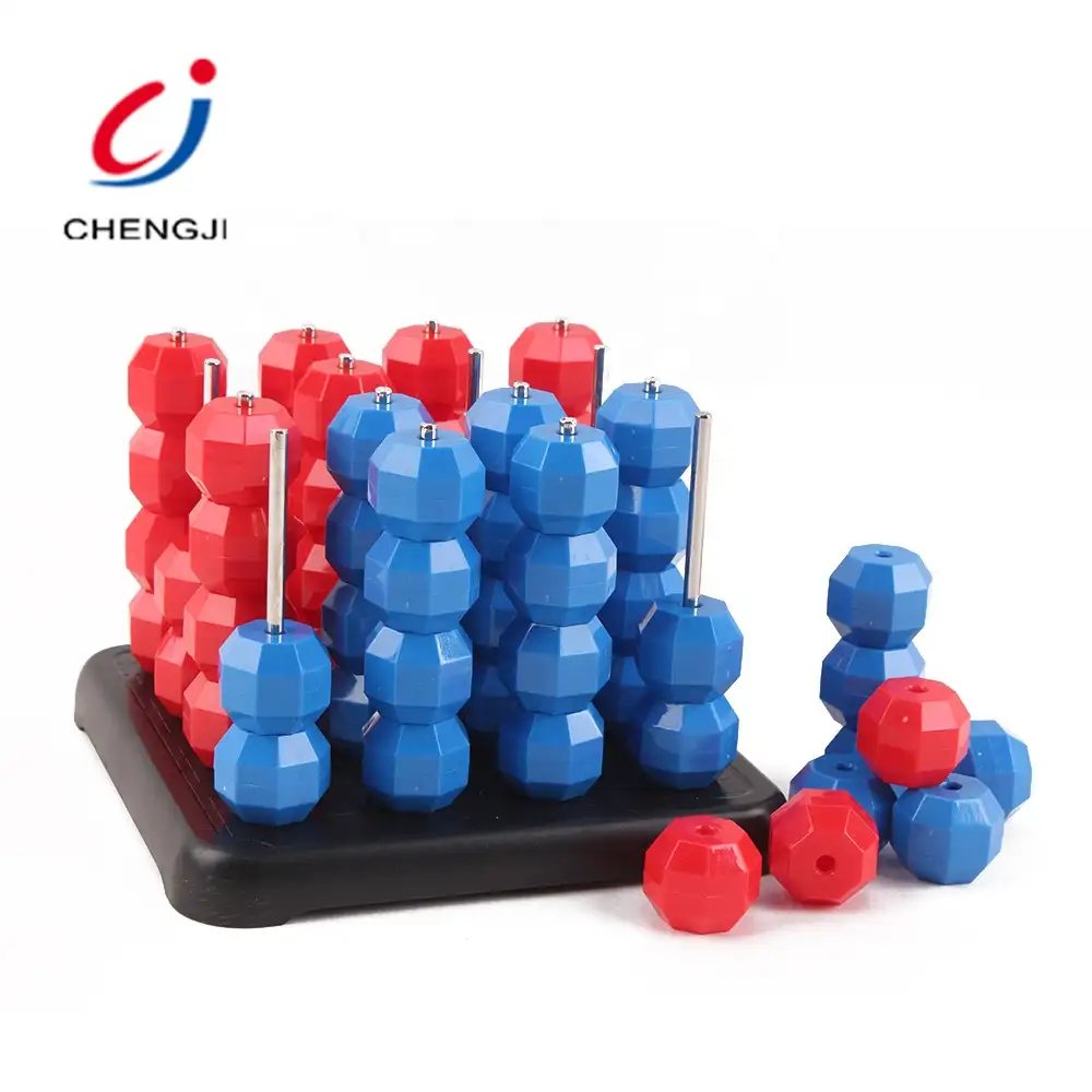 Child intelligence plastic toy strategy chess board game 3d match connect four
