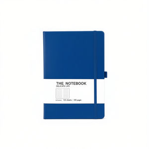 Carnet de notes en cuir rigide OEM ODM A5, 100 feuilles lignées, reliure thermique, pour l'école et le bureau - Product Image 1