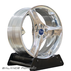 Jantes en alliage forgé BALANCE 6061-T6 de 17 à 19 pouces, sur mesure pour SAAB <span class=keywords><strong>93</strong></span>/9-3/9-5, design à cinq branches, finition polie - Product Image 4