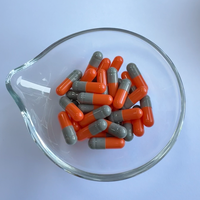 Capsules vides dures séparées imprimées bleu-jaune de taille 0 1 à bon prix Capsule de gélatine en vrac séparable à vendre