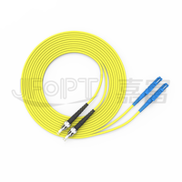 Cordon de raccordement optique duplex direct d'usine E2000 Fiber Jumper LC SC ST FC pour les réseaux 3G GSM GPRS
