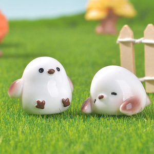 Adorables Figuras de Pájaros Pequeños: Decoración de Resina en Miniatura para Micropaisajes, Escritorio, Oficina, Encantadora Artesanía de Bolsillo - Product Image 2