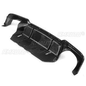 F10 Car Rear Bumper <b>Diffuser</b> Lip W/ <b>Led</b> Brake Light for BMW F10 528i 530i M Sport 2010-2016 Rear Bumper Spoiler Lip Splitter - Product Image 4