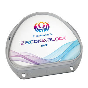 AG SHT Wit Zirkoniumblok <span class=keywords><strong>Super</strong></span> Hoog Translucent 89x71mm voor Amann Girrbach Systeem Tandheelkundig Zirkoniumblok Prijs - Product Image 1