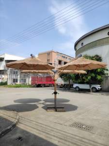 Mesa y sillas de jardín y sombrilla de paja cualquier estilo sombrilla de <span class=keywords><strong>Playa</strong></span> Grande sombrillas de <span class=keywords><strong>playa</strong></span> patio sombrillas bases - Product Image 6