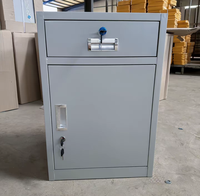 Armoire de classement en acier de petite taille au design moderne avec tiroir verrouillable et porte simple, mobilier de bureau pour l'école, l'entrepôt et le bureau