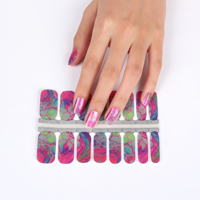Huizi Factory Supplier Wholesales New Design Sticker Decal Art Decoration Products Gel Nail Polish Stickers