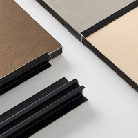 Wangbin 5/8mm Placage bois métallique moderne imperméable personnalisé pour la décoration intérieure des murs
