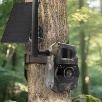Caméra de surveillance de la faune 4G LTE, transmission sans fil sur le cloud, 12MP, 1296P, 90 degrés, déclenchement super rapide en 0,3 seconde, caméra de suivi