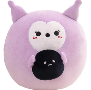 Para Cinnamoroll, Kuromi, Kitty, Purin, Bunny: Juguetes de peluche, cojín de sofá de dibujos animados, cojín de malla de algodón PP, peluche de Purin - Product Image 5