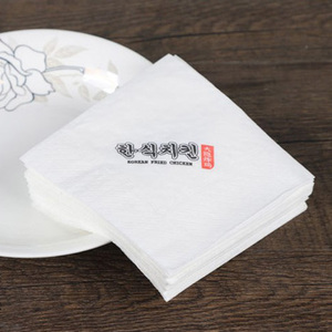Serviettes en papier personnalisées en gros, 2 plis, pliées en 1/4, style sac, pour <span class=keywords><strong>restaurant</strong></span> et cocktails - Product Image 6