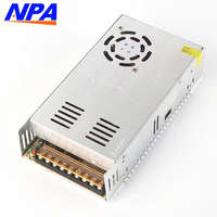 Anpa 90V-240V Entrée 30A Sortie unique 12V 85% Efficacité 50-60Hz LED Transformateur d'éclairage CCTV Alimentation à découpage
