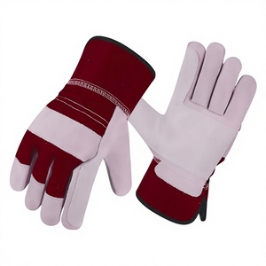 Gants de travail Premium Florida Rigger à double paume en cuir de vachette pleine fleur, résistants à la chaleur, flexibles, pour la sécurité industrielle et l'anti-abrasion - Product Image 2