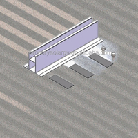 Mini pince de toit universelle en métal pour panneaux solaires Supports de montage de toit sur rail Installation facile Système de montage solaire